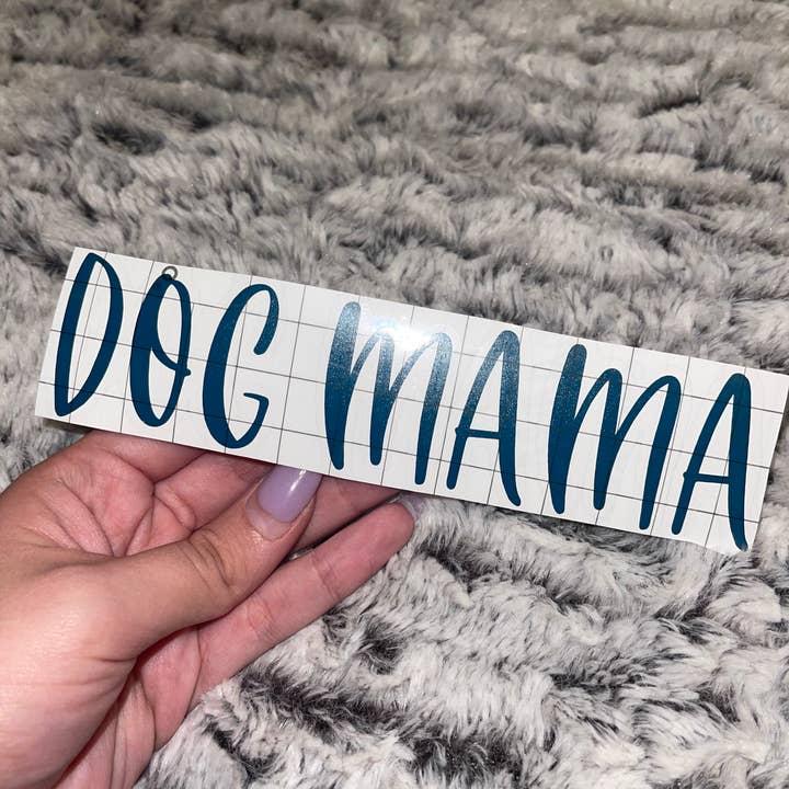 Dog Mama Vinyl Decals for wholesale by SarahMackenzieStudio