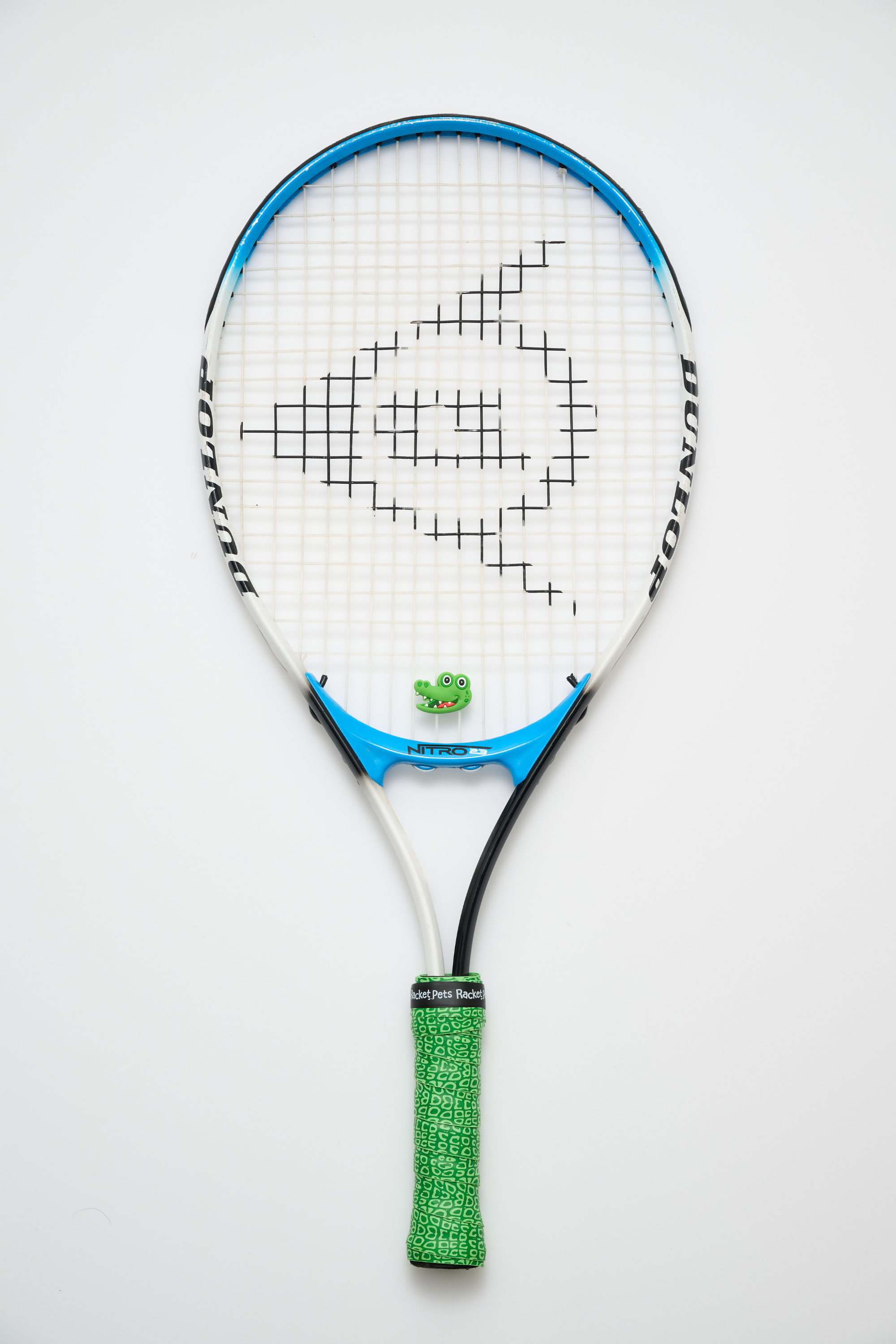 Racket Pets - Wholesale Sporting Accessories - Alligator Green Tennis Overgrip Tape and Matching Shock Abso7