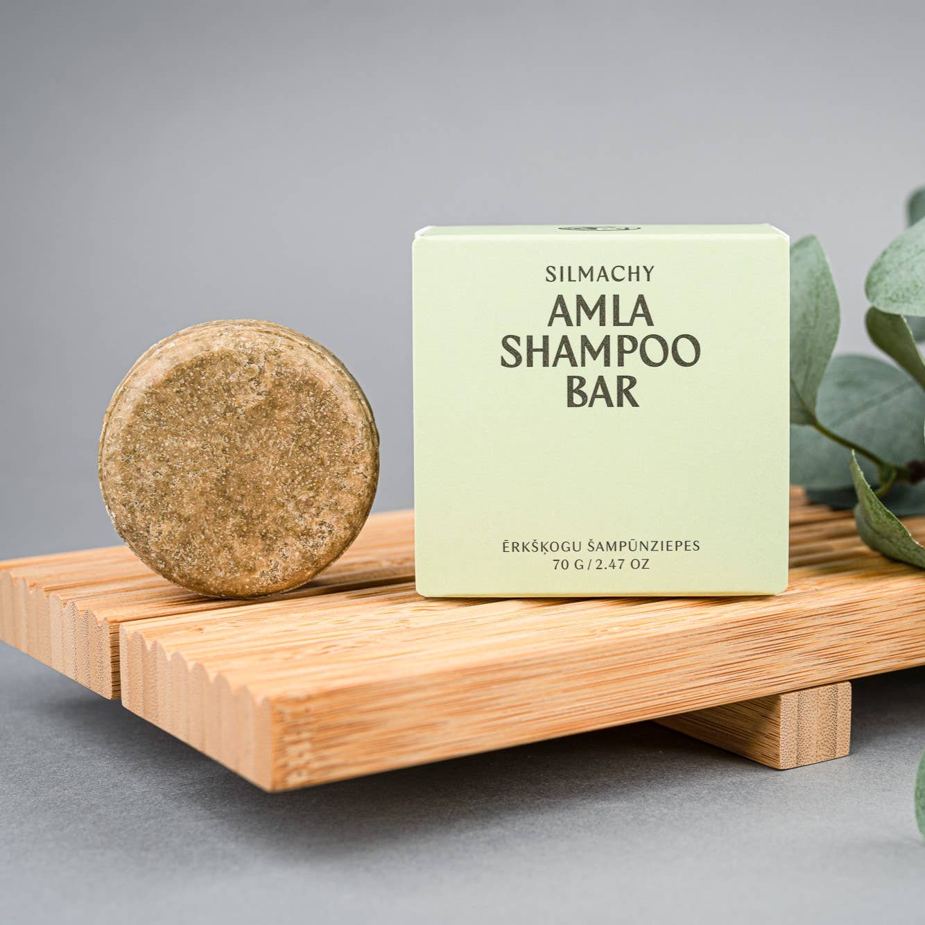 SILMACHY cosmetics – Engroshandel Fast shampoo – Shampoo Bar med Amla-ekstrakt - til normal & sensitiv hud3