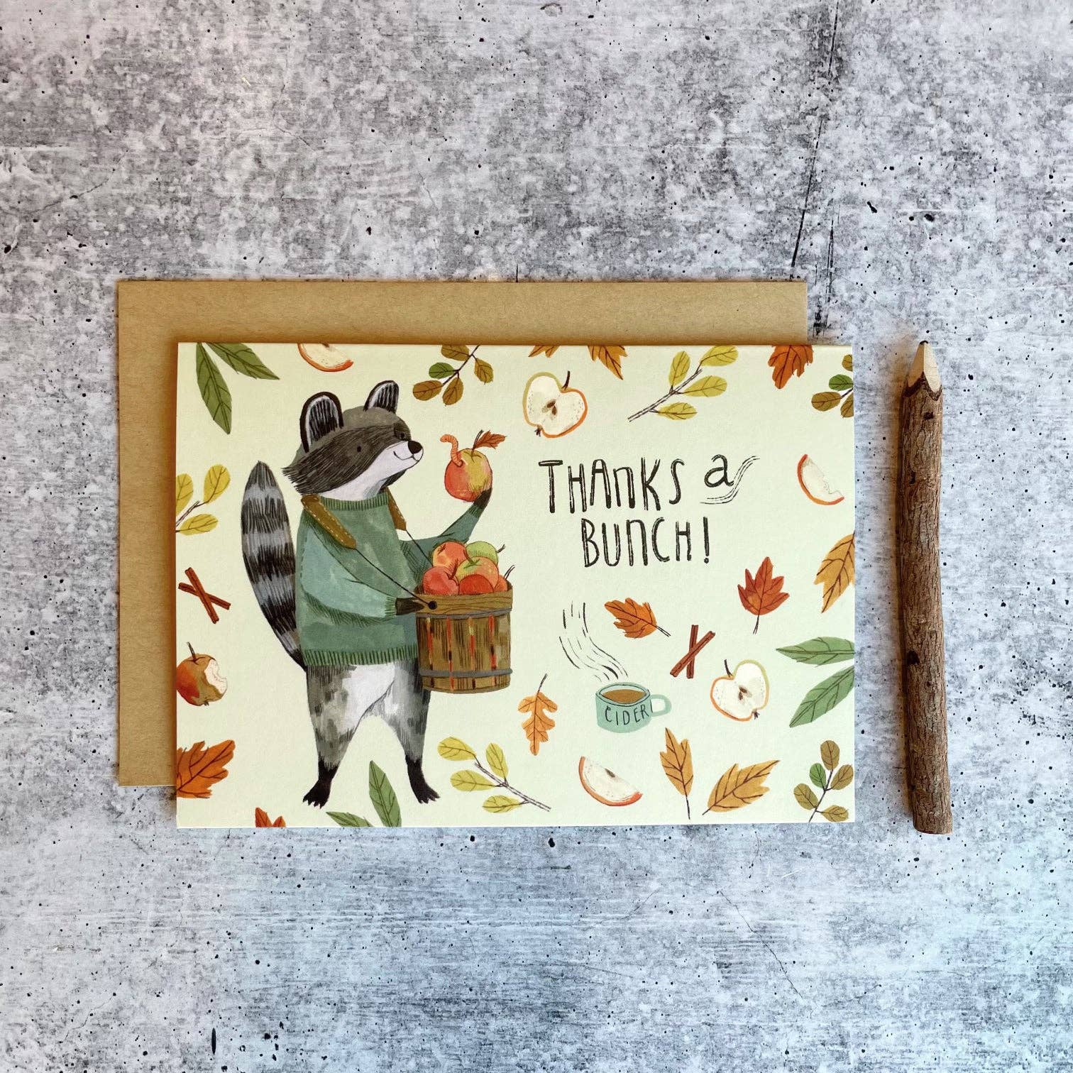 Canyon & Cove Art - Wholesale Thank You Card - Thanks a Bunch Card