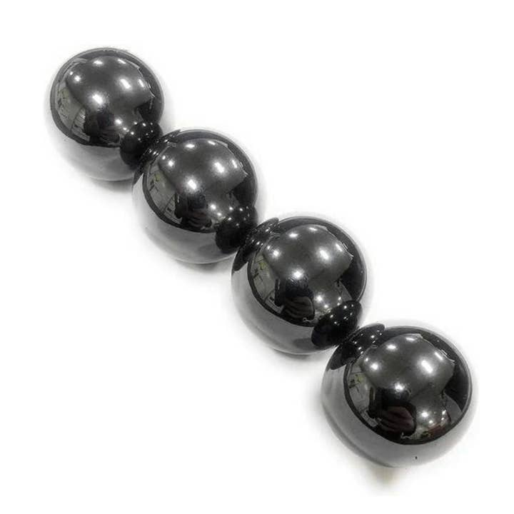 Earths Elements Wholesale - Wholesale Spiritual Stone/Crystal - Hematite Magnetic Sphere Pair0
