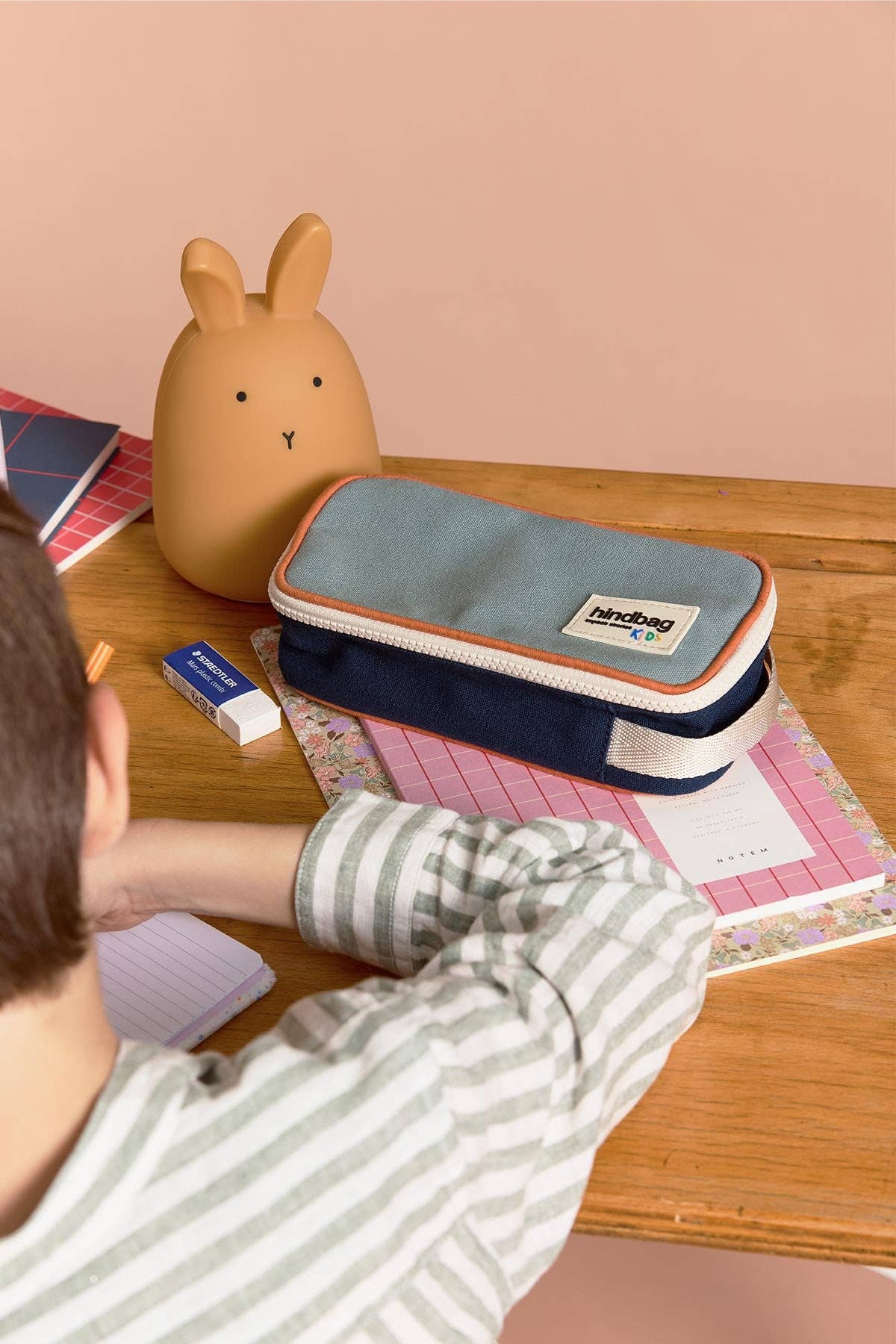 Hindbag - Wholesale Pencil Case/Pouch - Max Tricolor Sage Kit