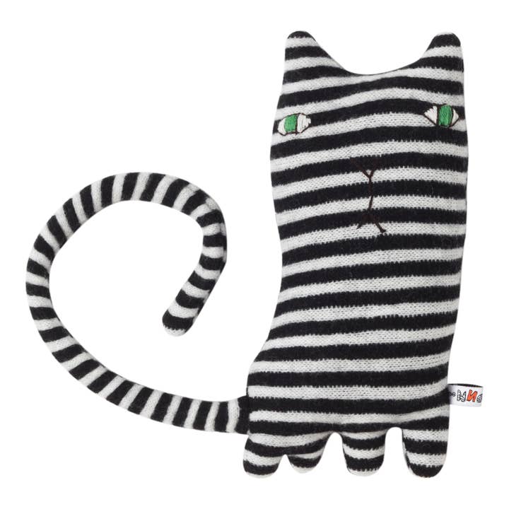 Mono Cat - Peluche en laine d'agneau 100 % pour la vente par Donna Wilson