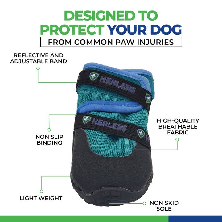 Healers PetCare – wholesale Pet paw protection – URBAN WALKERS III- TEAL5