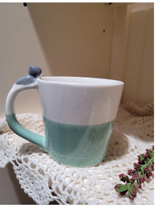 Green Pastures Wholesale – wholesale Kaffekoppar – Charmiga kattkoppar med kattformade handtag3