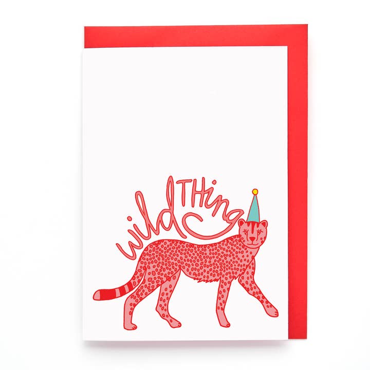 Wild Thing Greeting Card | Birthday Card | Celebration Card for wholesale by You've Got Pen On Your Face