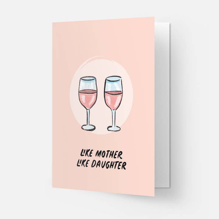 Kaart Blanche - Wholesale Mother's Day Card - Like mother, like daughter greeting card1