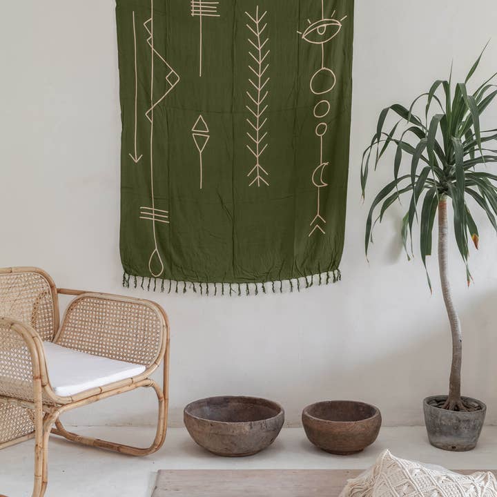 Village Thrive - Wholesale Tapestry/Textile - Abstract Tapestry6