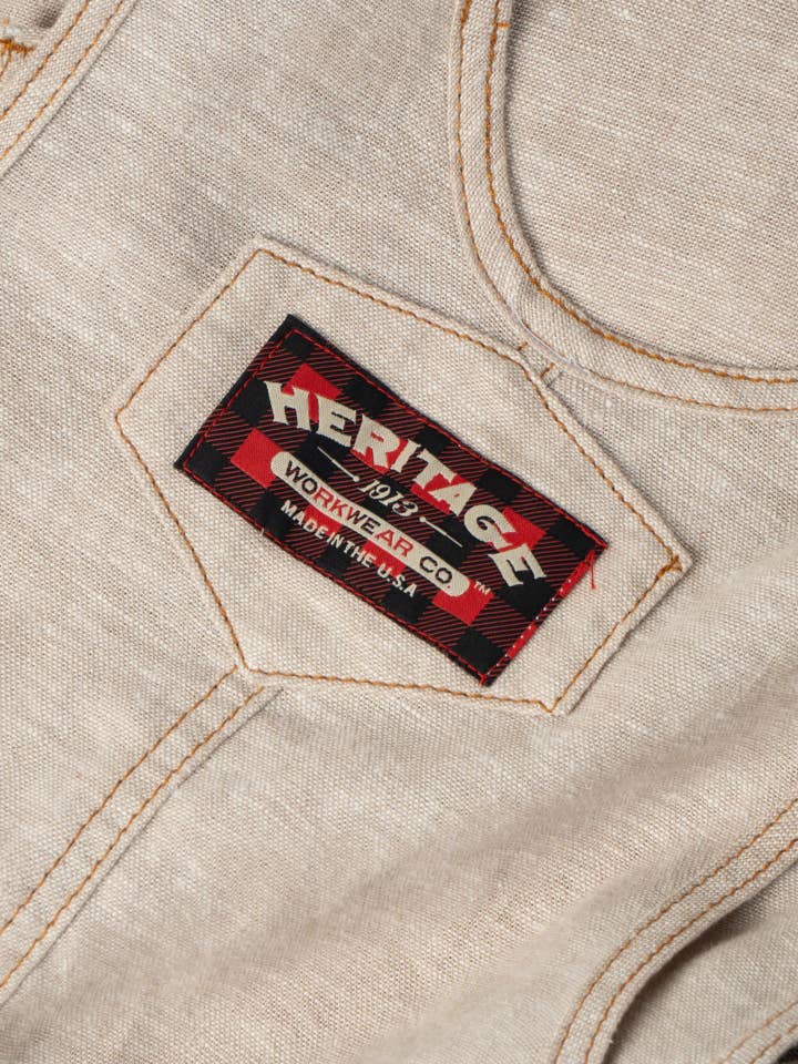 Women's Playwear Overall - Flax Linen for wholesale on Faire5