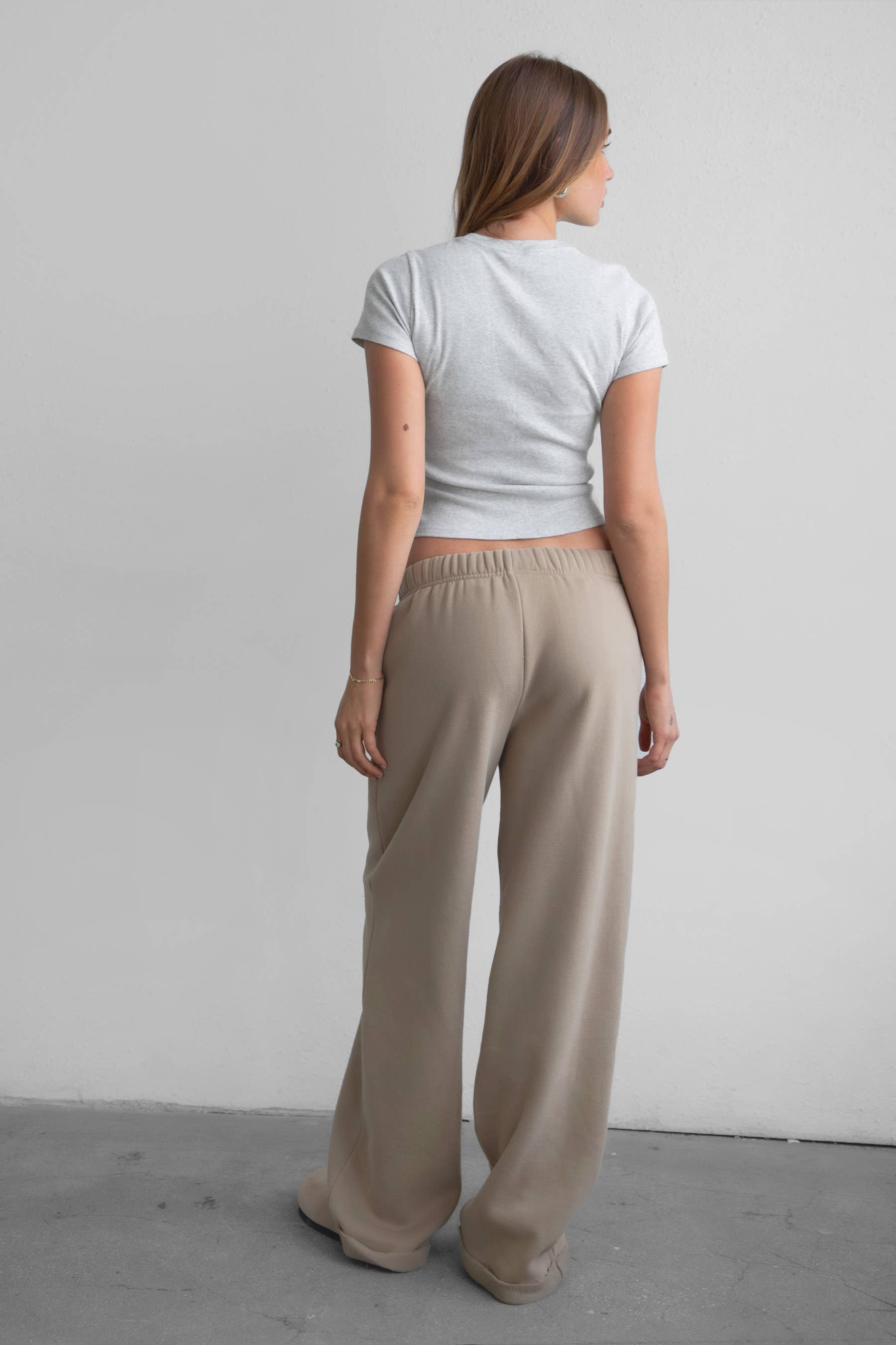 TICTOC - Wholesale Lounge Sweatpants/Joggers - Women's - LANI Cloud Fleece Wide Leg Sweatpants Stretch Waist & Pocket24