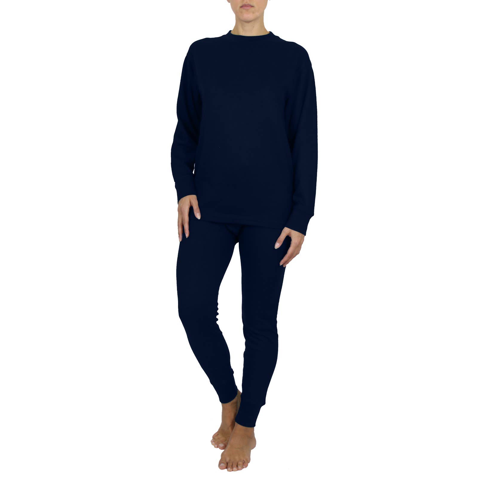 Galaxy By Harvic – Großhandel Loungewear-Set – Damen – Damen 2-teiliges leichtes Thermo-Set aus Oberteil und Unterteil1