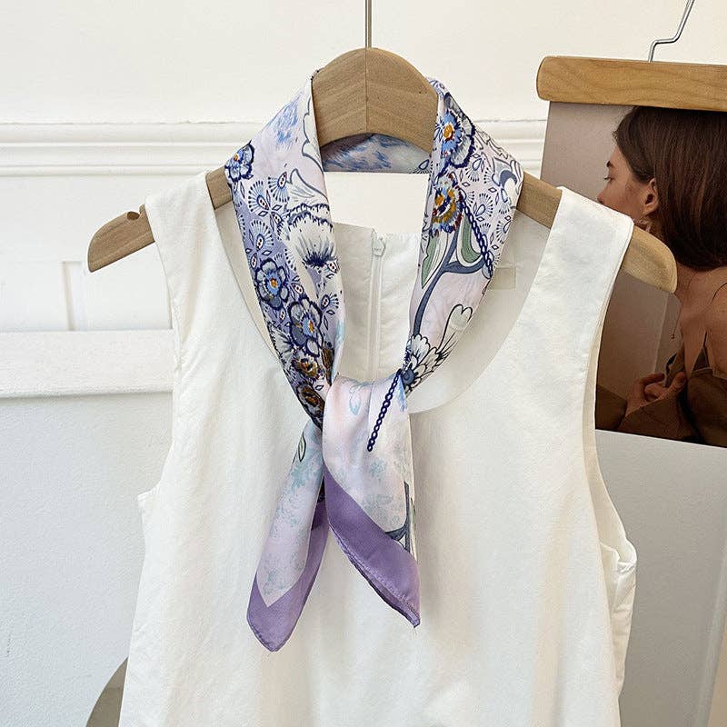 VividLux – wholesale Scarf – Women's – Neck Tie Square Scarf _AL-93114813