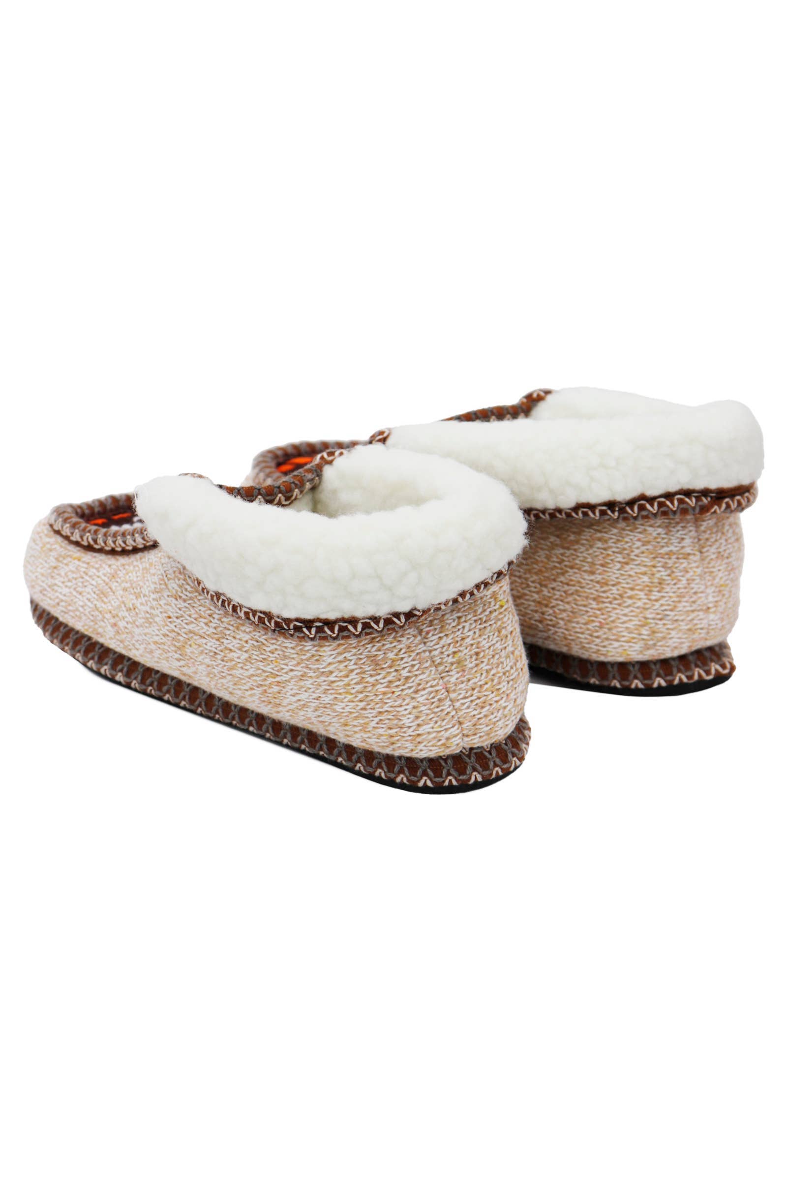 ASSORTED Boho Multi-tribal Shearling Lined Moccasin Slippers for wholesale on Faire2
