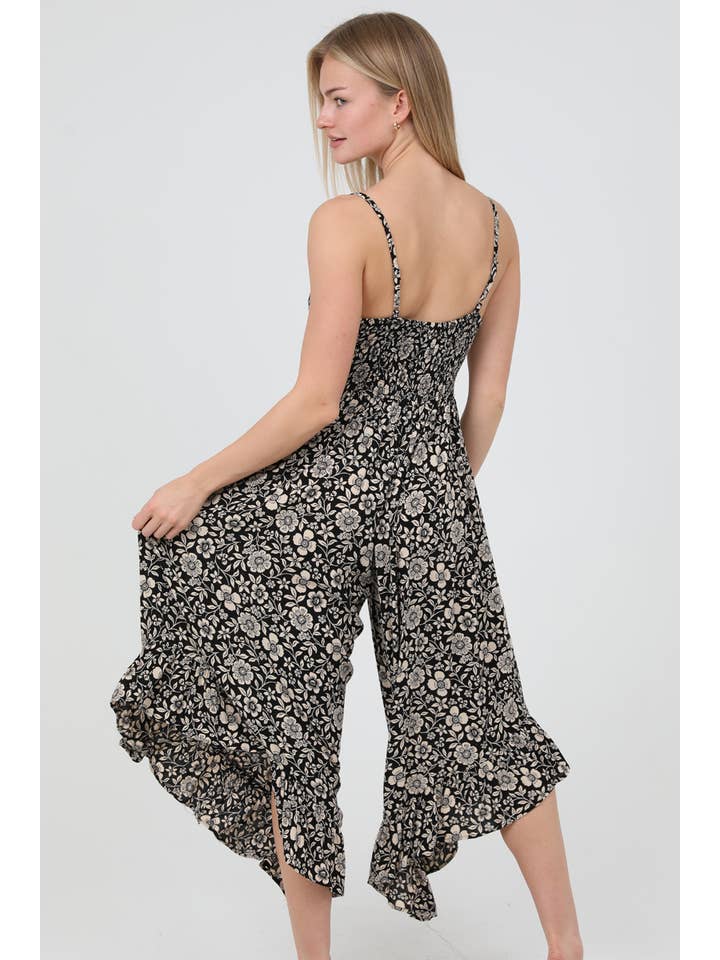 ANGIE - Wholesale Jumpsuit - Women's - Q5Y17-A884 NOTCH NECK WIDE LEG ANGLED HEM JUMPSUIT3
