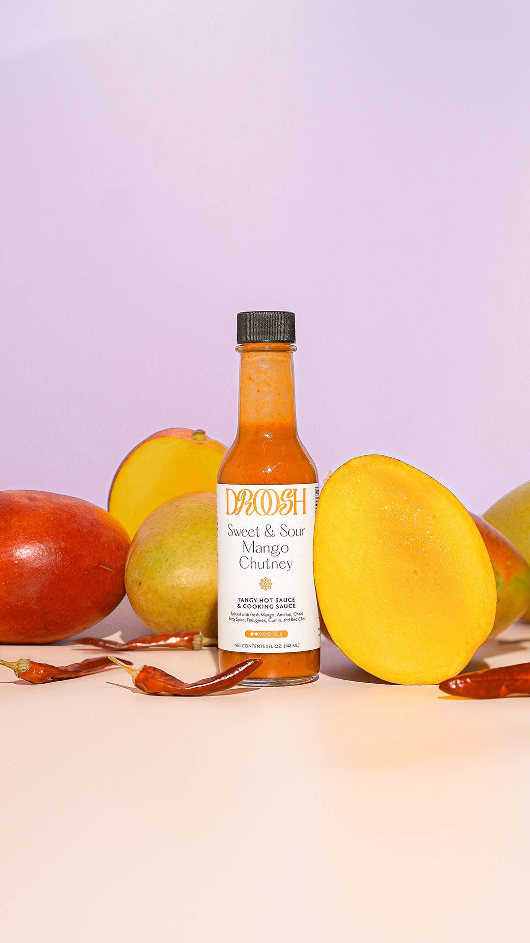 Droosh - Wholesale Hot Sauce - Droosh Sweet & Sour Mango Chutney2