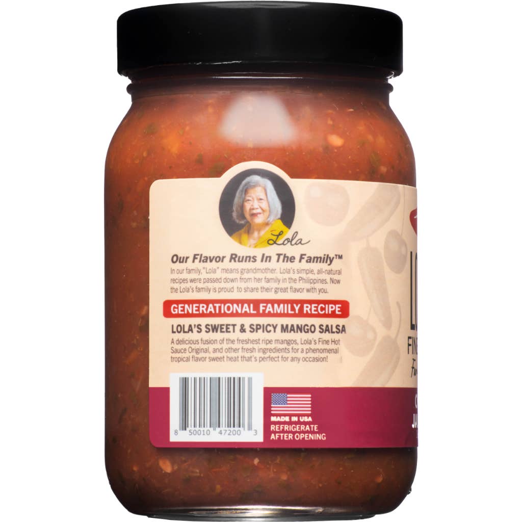 Lola's Fine Hot Sauce - Wholesale Salsa - Cherry Jalapeño Salsa 16 oz - Mild2