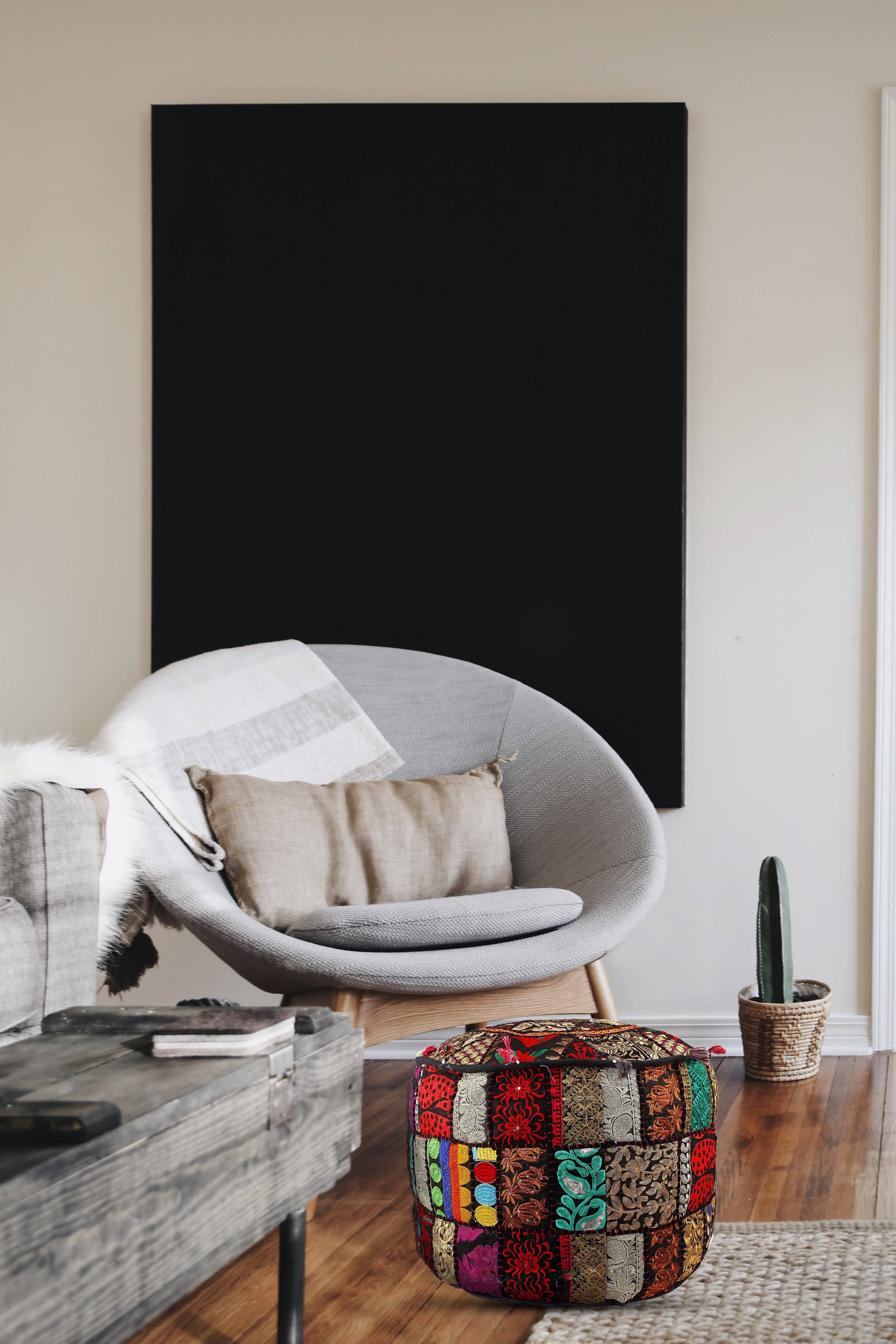 Aakriti Inc. - Wholesale Pouf - Aakriti Gallery Indian Pouf Footstool Ethnic Pouf Cover13