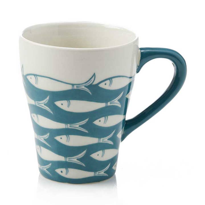 SERRV International - Wholesale Coffee Mug - Whitefish Lagoon Handmade Ceramic Mug0