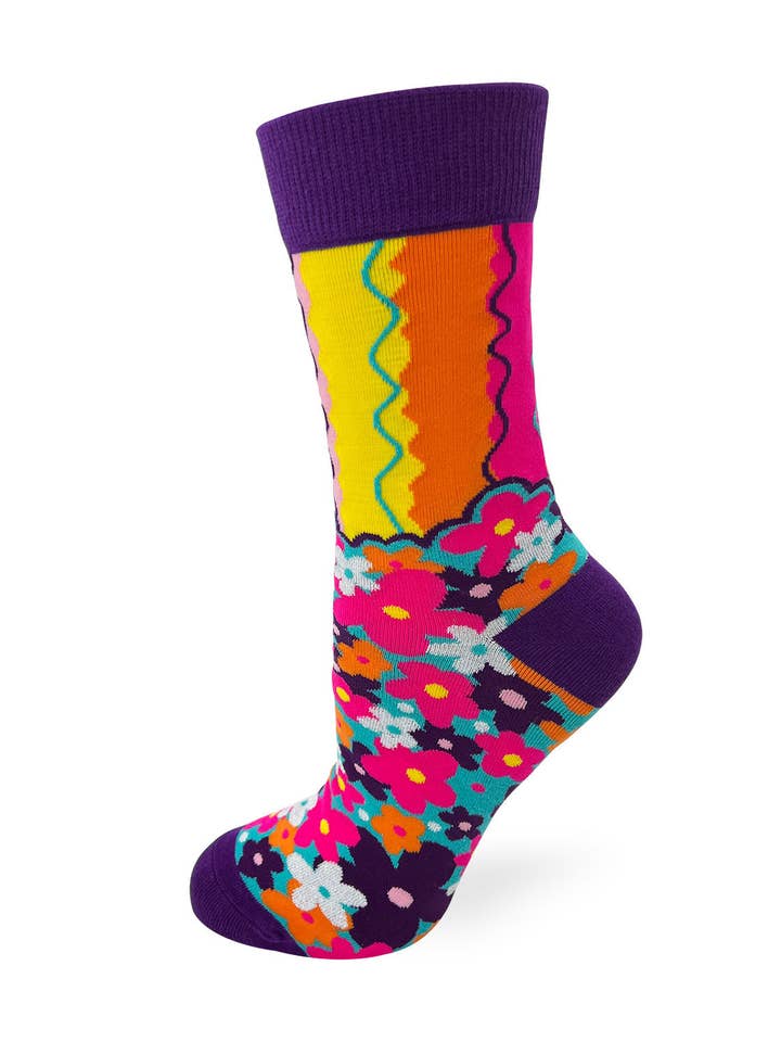 Fabdaz - Wholesale Socks - Women's - Bad Vibes Don't Go With My Outfit Women's Crew Socks