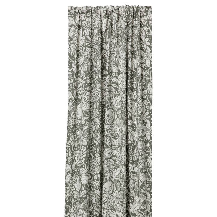 ÄPPELPÄPPEL cortina 250 142x250 cm - Verde Mineral por atacado de Spira of Sweden