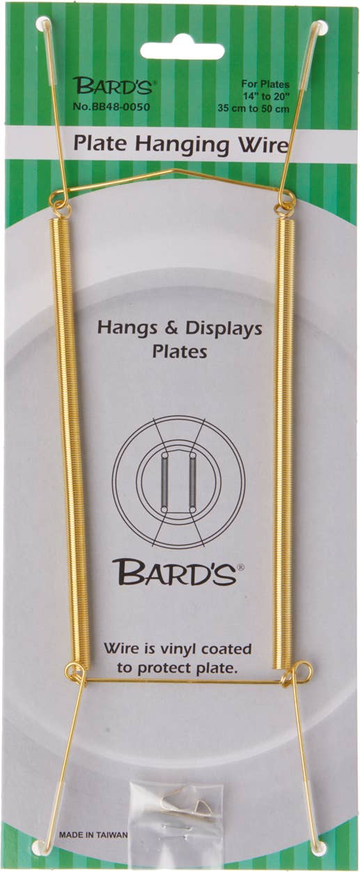 Bard's – wholesale Wall hook – Bard's Gold Wall Mountable Plate Hanger (Plates 14" - 20")0