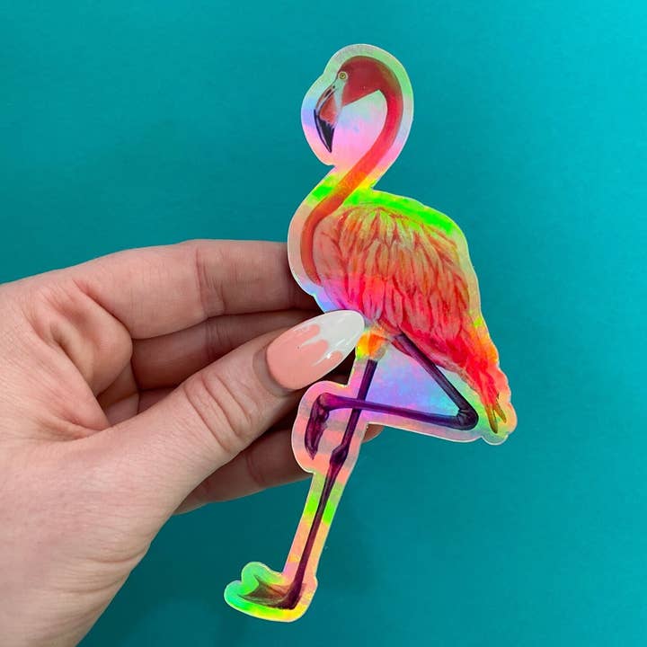 Flamingo Sticker | Flamingo Decal | Flamingo Accessories for wholesale by Chelzart