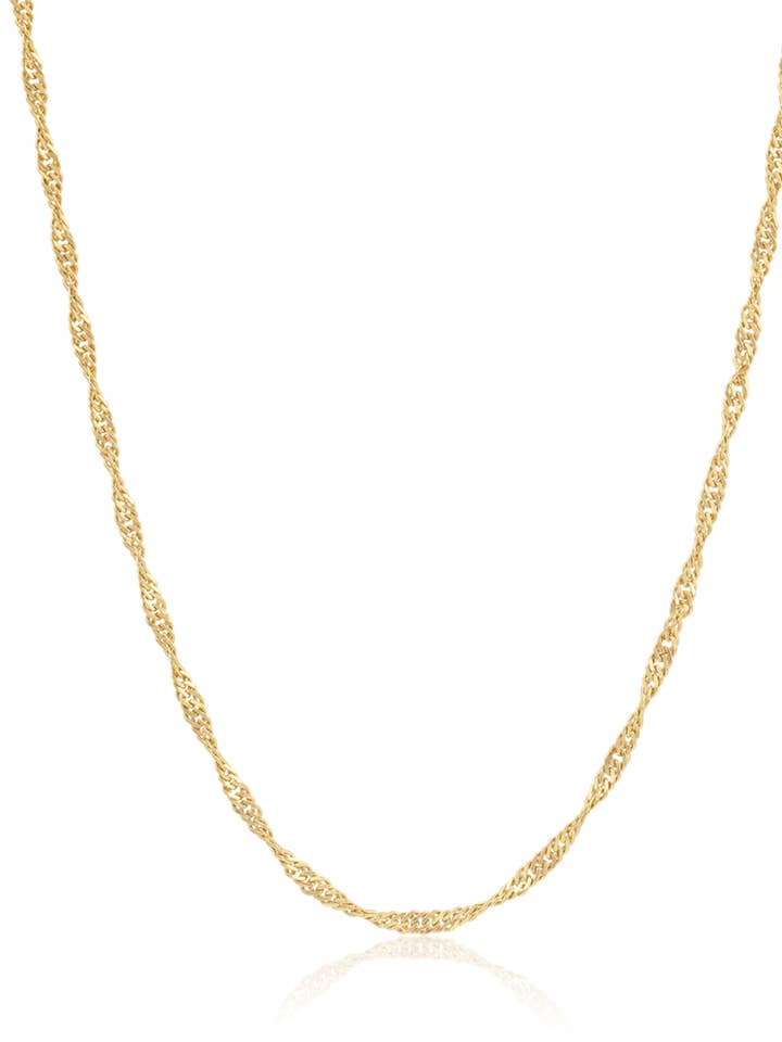 Collana con catena a corda intrec per la vendita all'ingrosso da parte di M&P Jewelry