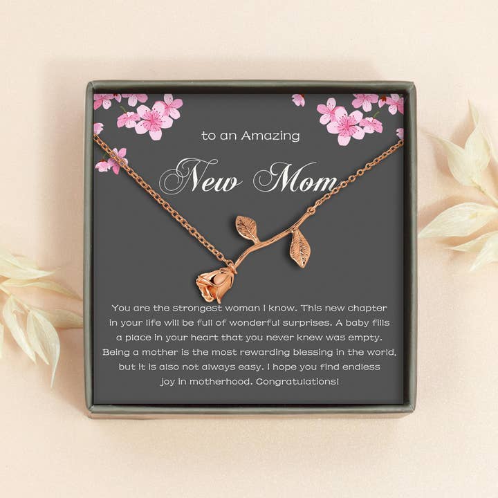 Amazing New Mom Rose Bracelet- Mother's Day Gift for Mom for wholesale by Anavia