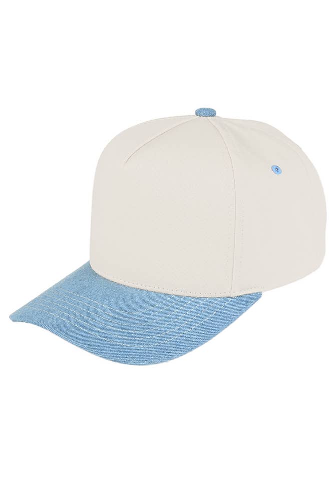 Hana - Wholesale Baseball Cap - Women's - C.C Two Tone Canvas Trucker Hat Baseball Cap43