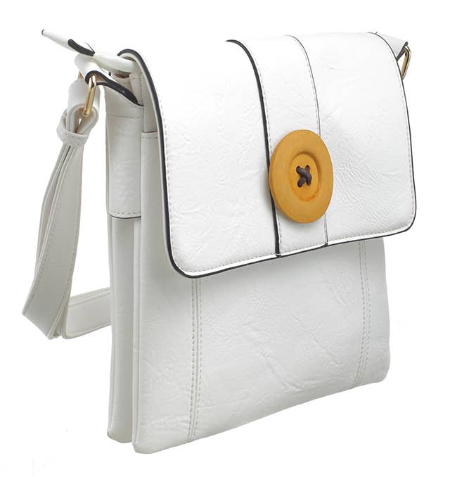 Bessie London – Großhandel Schultertasche – Damen – Schultertasche mit zwei Taschen und Knöpfen8