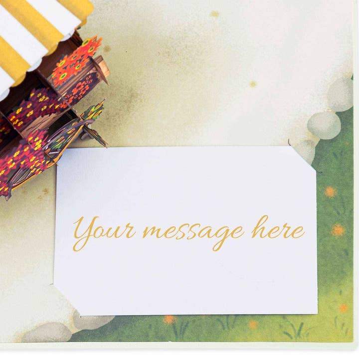 Paper Love - Wholesale Everyday greeting card - Flower Bike Pop Up Card4