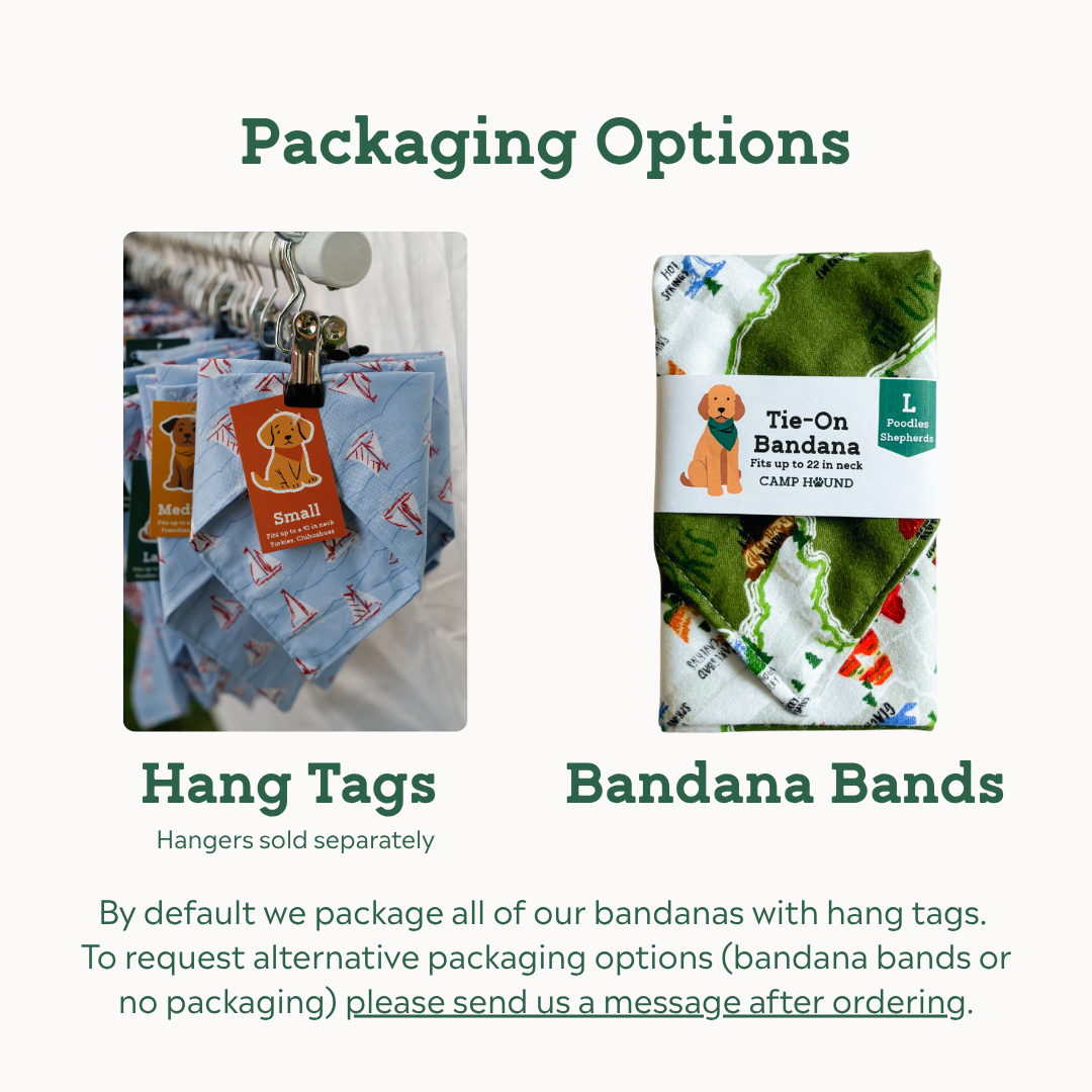 Clem Dog Bandana | Spring Orange Butterfly Watercolor Scarf for wholesale on Faire4