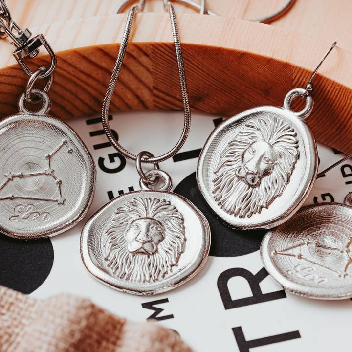 House of Morgan Pewter - Vendita all'ingrosso Ciondolo/pendente - Ciondolo simbolo zodiacale e costellazione - Gioielli astrologici