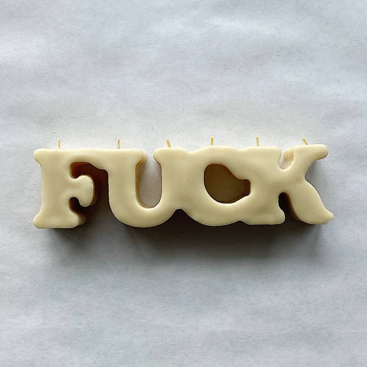 Weiß-Gold Fickkerze für den Großhandel von AngelInFlesh