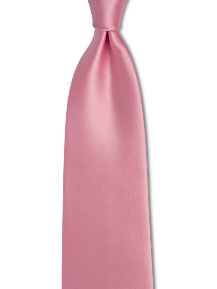 Solid Light Pink Tie for wholesale by GoTie