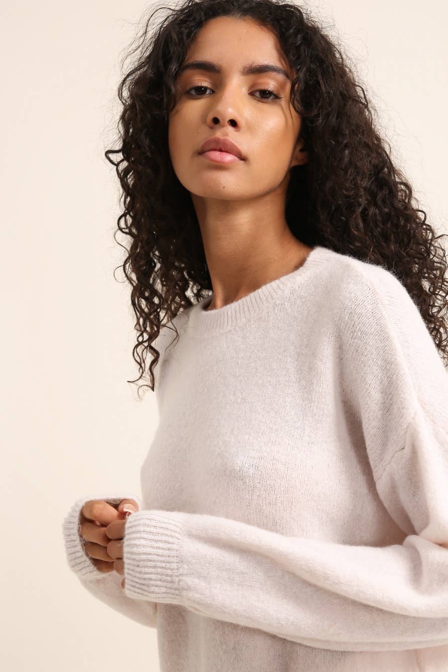 LÉA & LUC - Vente Pull en maille – femme - PULL en ALPACA REF 800419