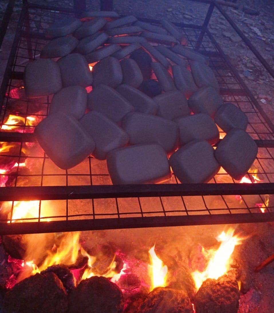 Black Home Decor Object | Longpi Pottery Decor Object | 8" for wholesale on Faire8