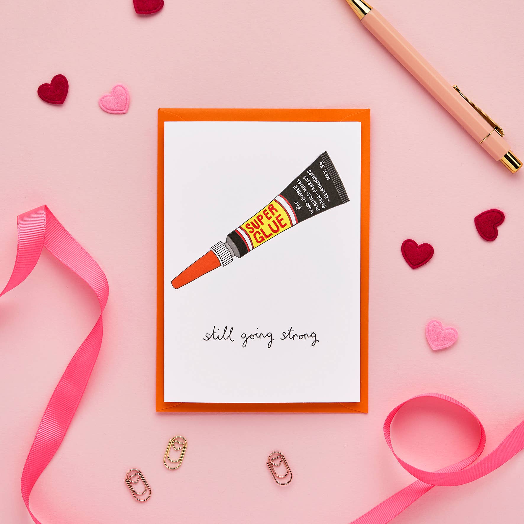 You've Got Pen On Your Face - Wholesale Anniversary Card - Glue Card | Anniversary Card | Engagement Card | Wedding1