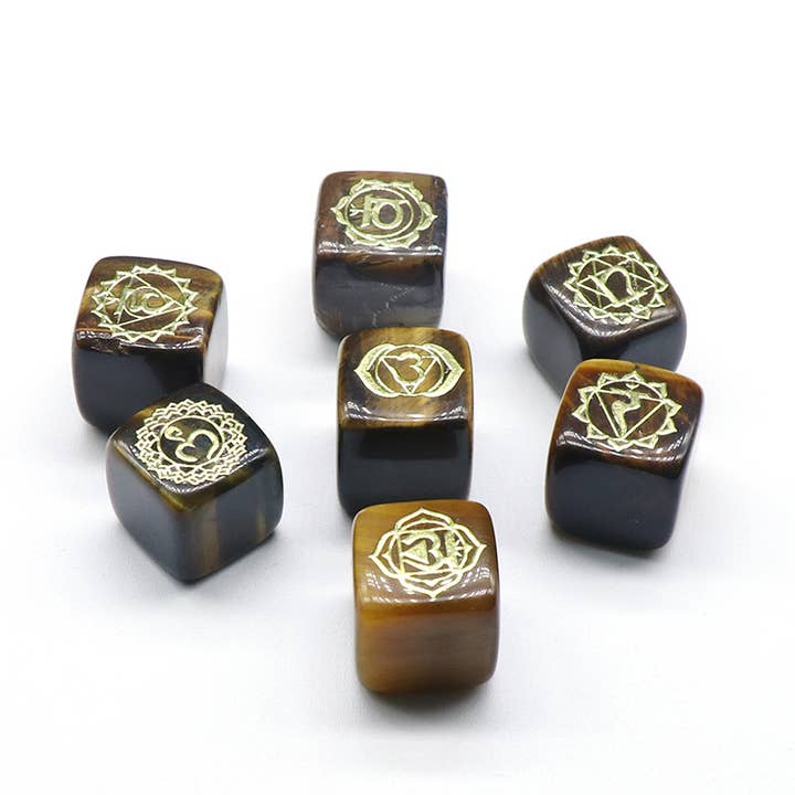Gemcohub - Vente Pierre et cristal de spiritualité - Ensemble de pierres naturelles en agate cristalline 7 blocs irréguliers5