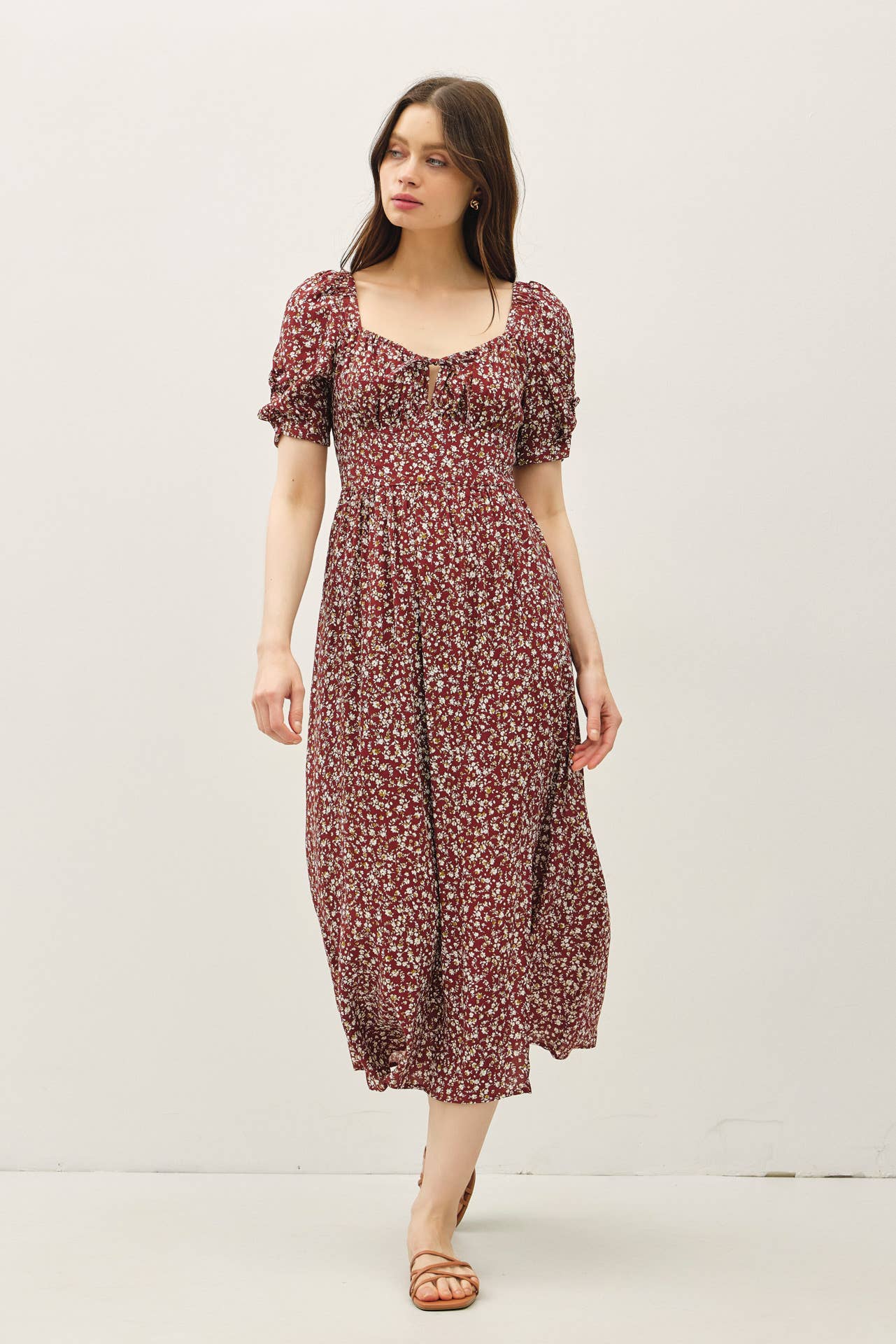 Be Cool - Vente Robe – femme - ROBE FRONCÉE À BUSTIER AVEC MANCHES VOLUMINEUSES6