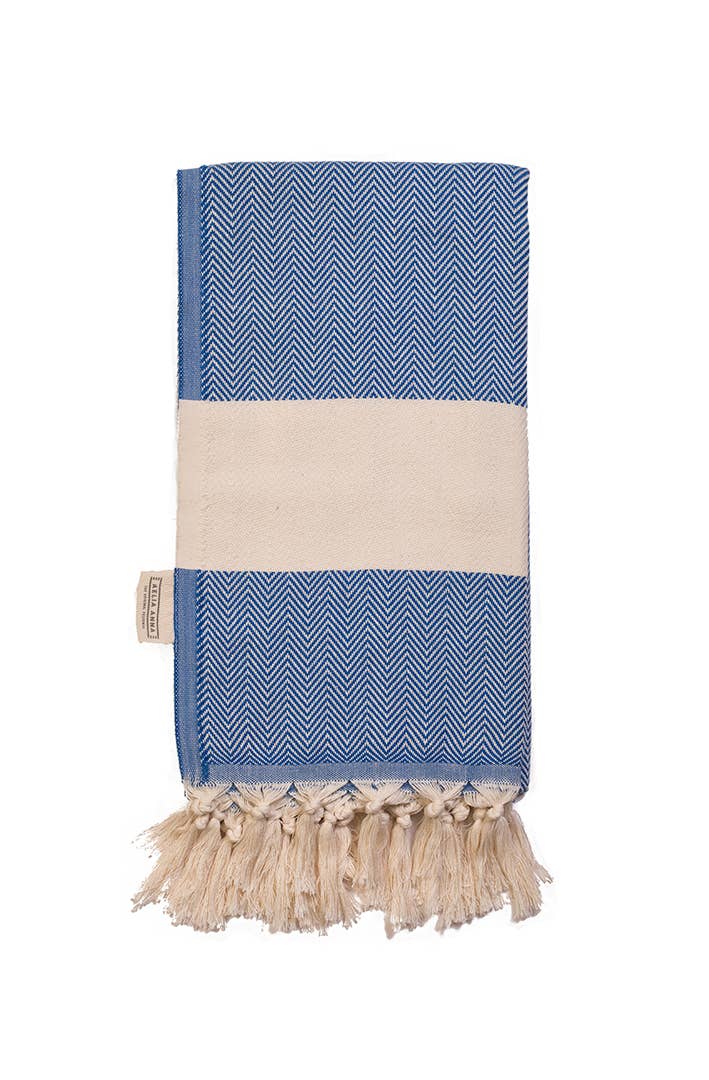 AELIA ANNA - Wholesale Beach Towel - BEACH TOWEL LIMNOS PARL. BLUE0