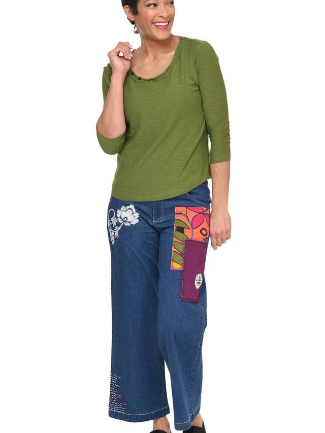 CS123 Bowen Top in Cedar* for wholesale by Tulip Clothing