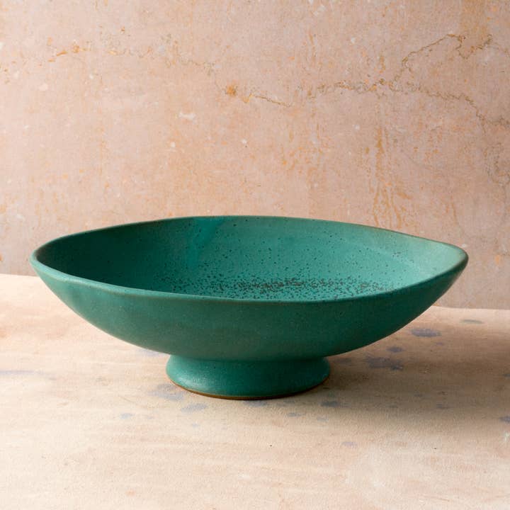 Settle Ceramics - Wholesale Serve Bowl - Footed Oval Server15
