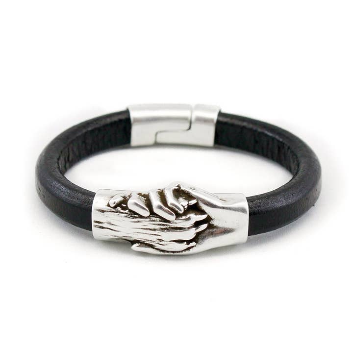 Dog's Paw Leather Bracelet - Hand & Paw Project™ Jewelry for wholesale by Hand and Paw Project