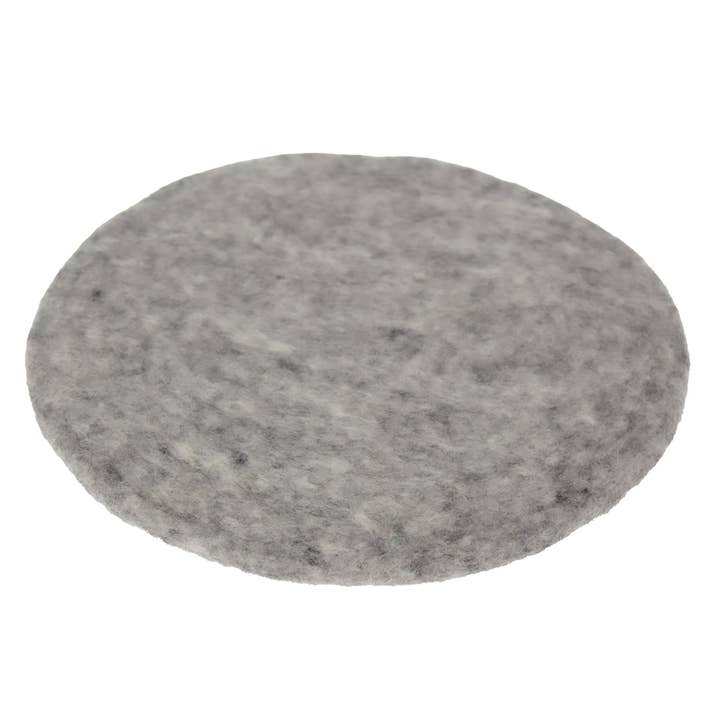 Global Crafts - Vente Dessous-de-plat - Sous-plat en feutre fait main : gris chiné2