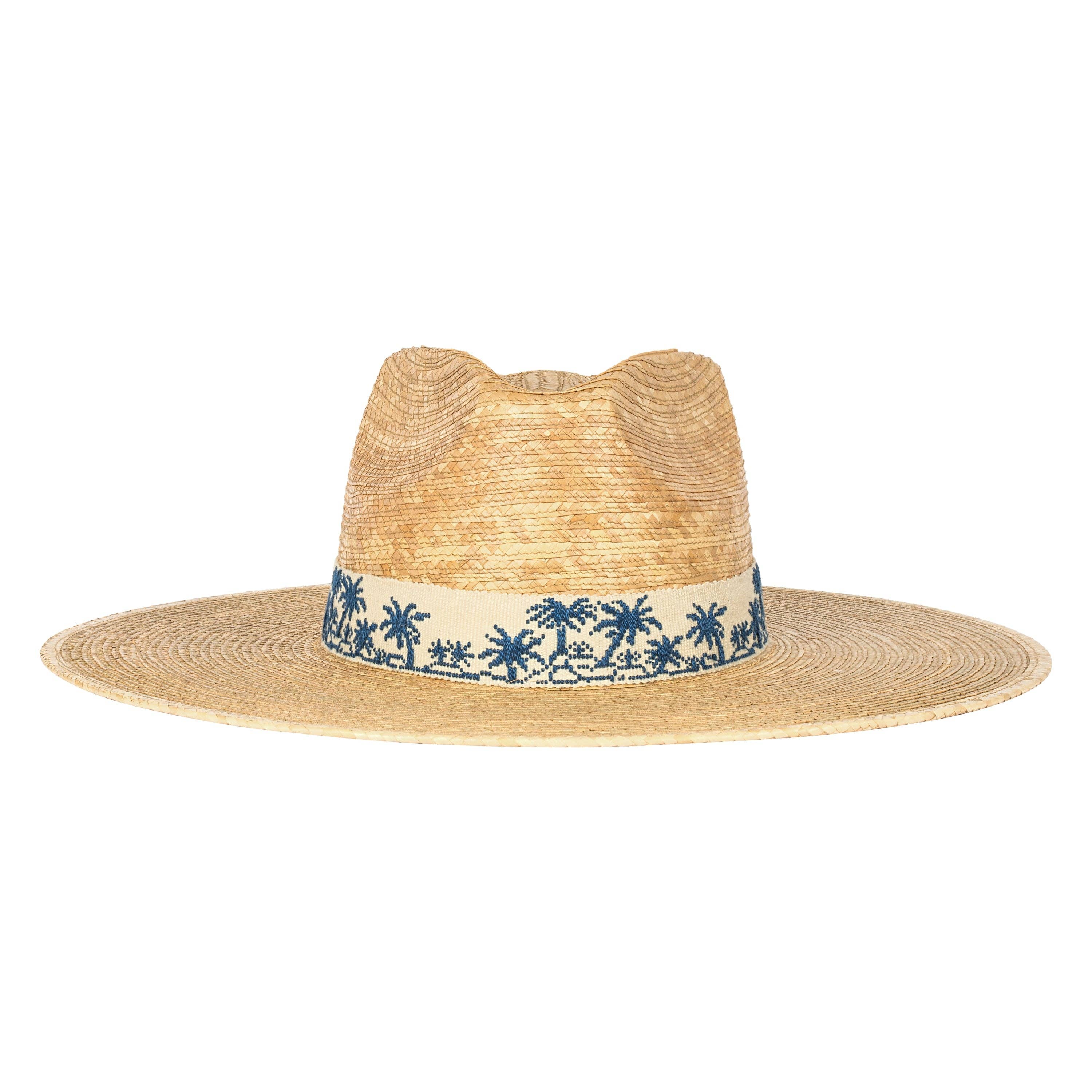 Sunshine Tienda - Wholesale Straw Hat - Women's - Tropical Toile Palm Hat1