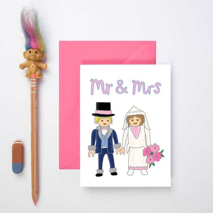 You've Got Pen On Your Face – wholesale Wedding card – Mr and Mrs Greeting Card | Cute Wedding Card | Love Card1
