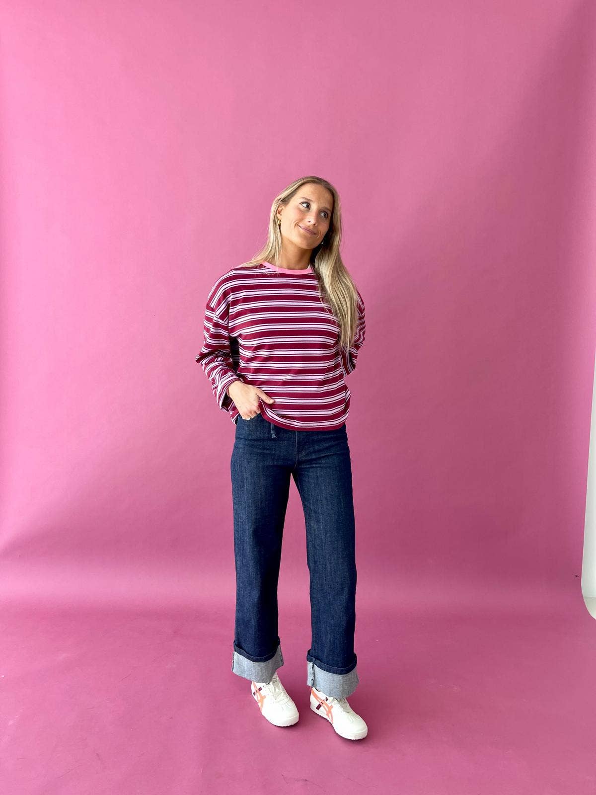 MindTraveler – Engroshandel Strikket top - Dame – Pipa T-shirt Bourgogne5