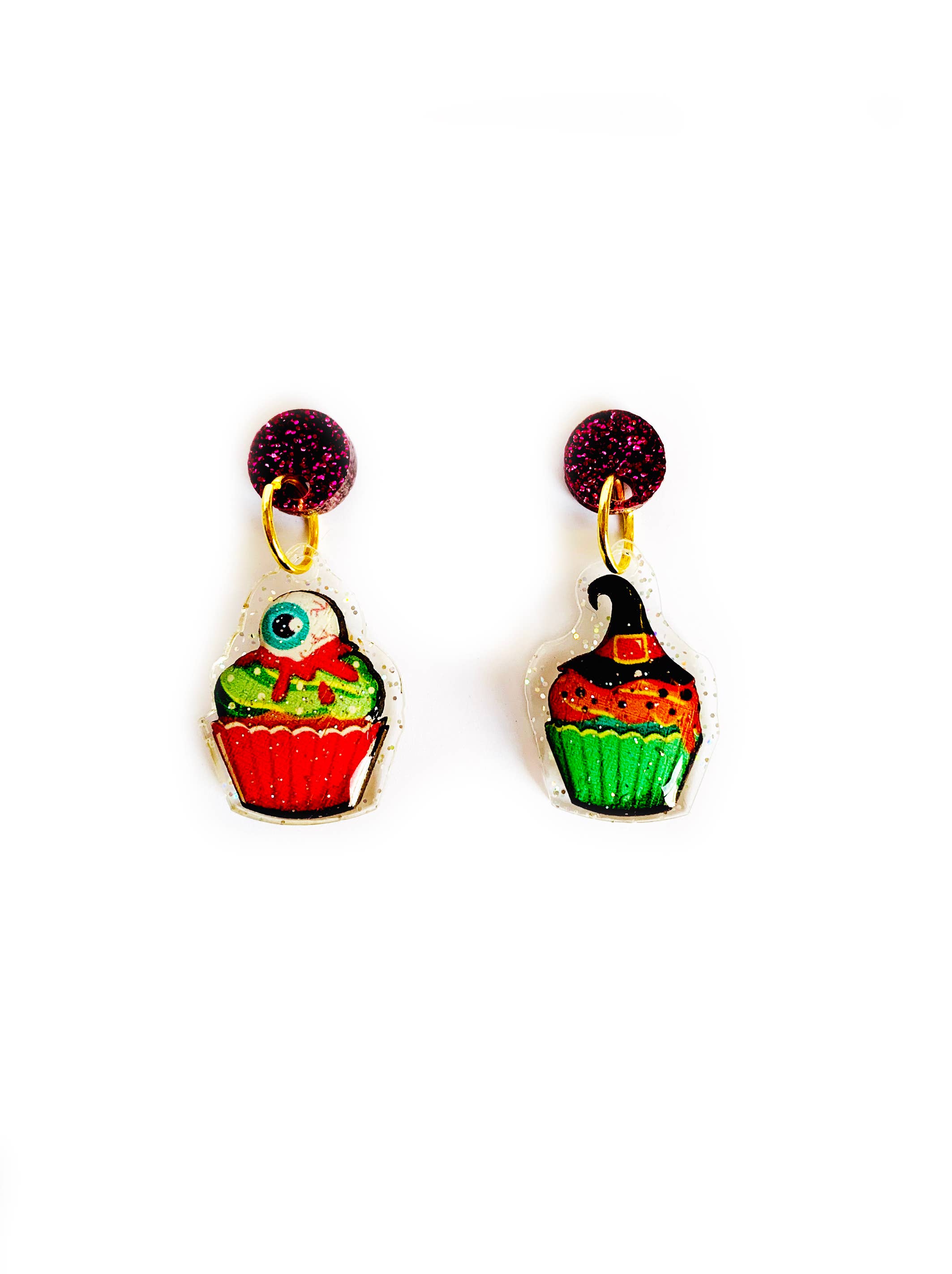 Rosie Rose Parker - Wholesale Dangle Earrings - horror cupcake earrings halloween earrings statement0