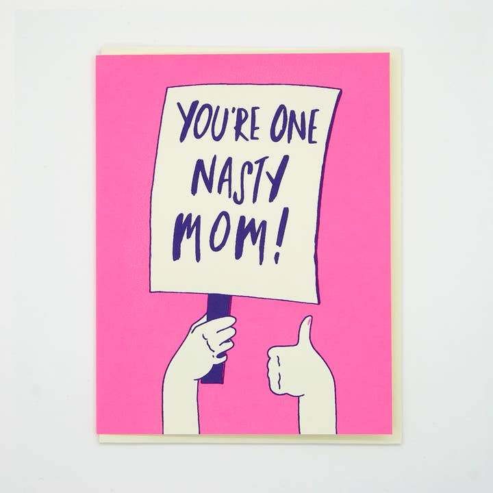 Kid Icarus - Wholesale Mother's Day Card - Kid Icarus - Mothers Day - Nasty Mom Card